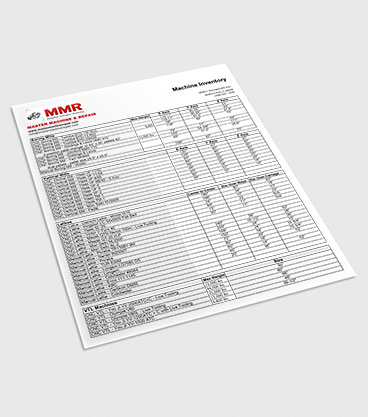 Capabilities Sheet