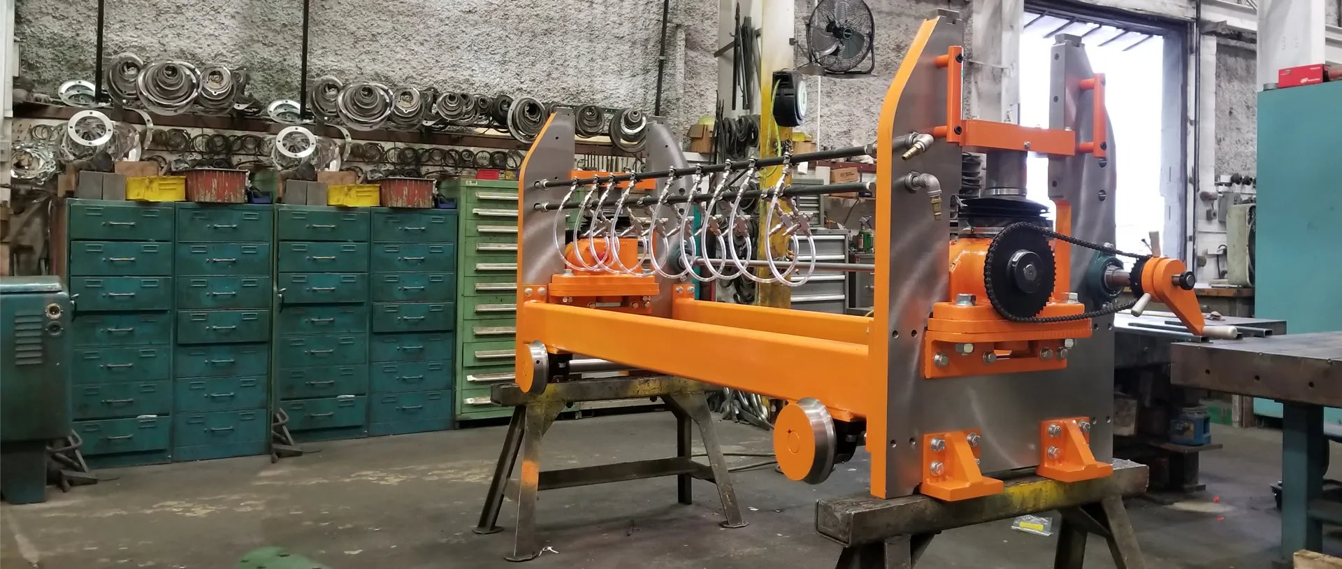 Shingle die cart machine assembly
